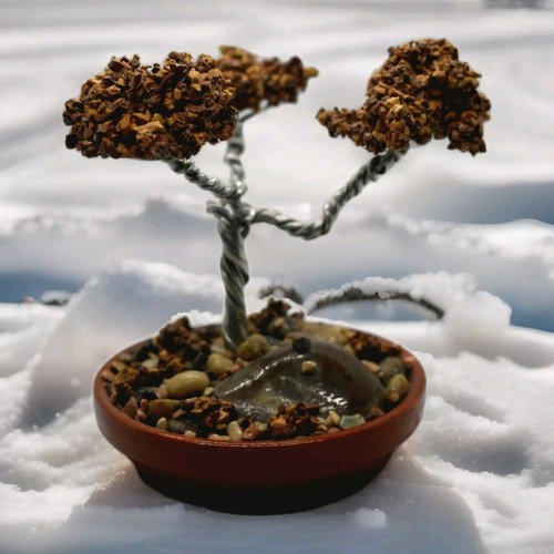 Elegant wire bonsai tree - elegant,