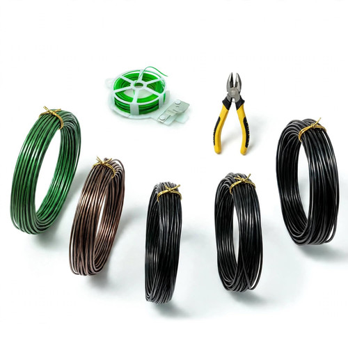 Bonsai wire 7pcs - bonsai, rolls