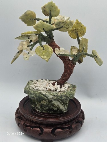 Vtg decorative jade wire and - decorative,