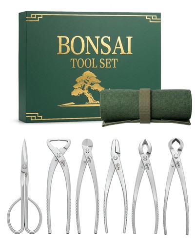 Piece bonsai tools - 6-piece, with